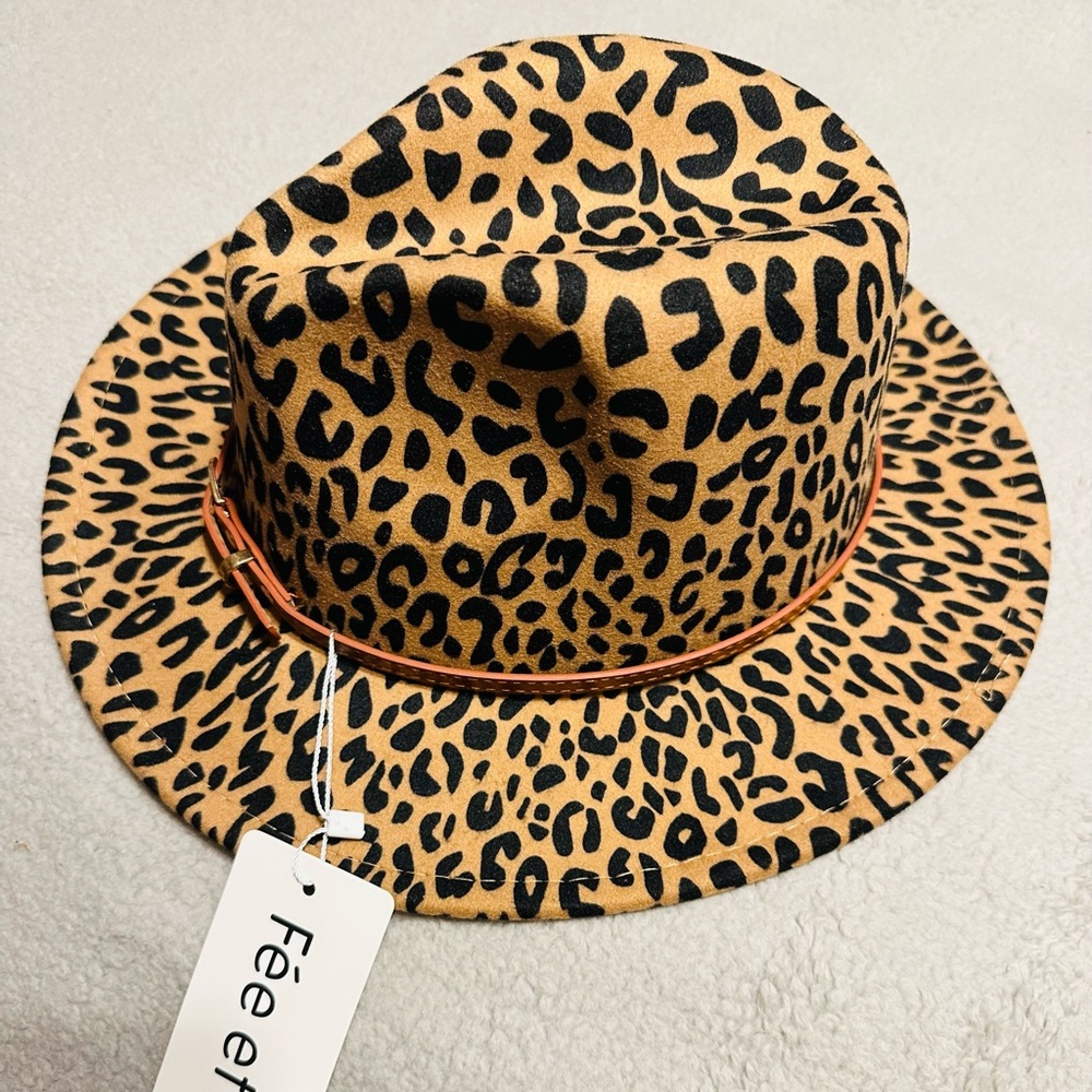 Cheetah print hat